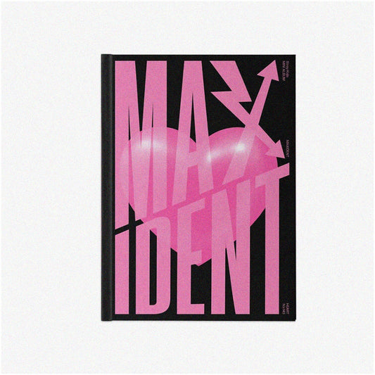 MAXIDENT Heartbeat Stray Kids Black Album Set