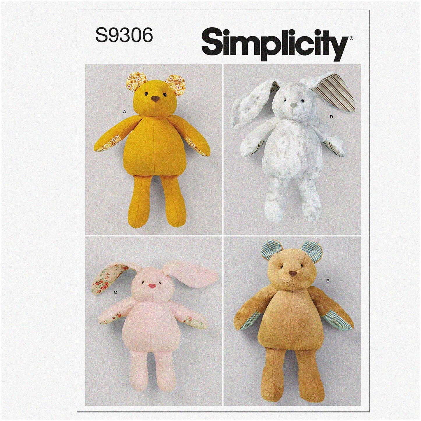 Cuddle Critters Sewing Kit for Plush Bunnies and Bears