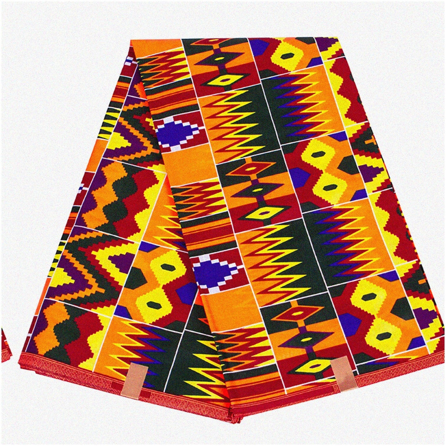 6 Yard African Wax Fabric Cotton Ankara Kente Print