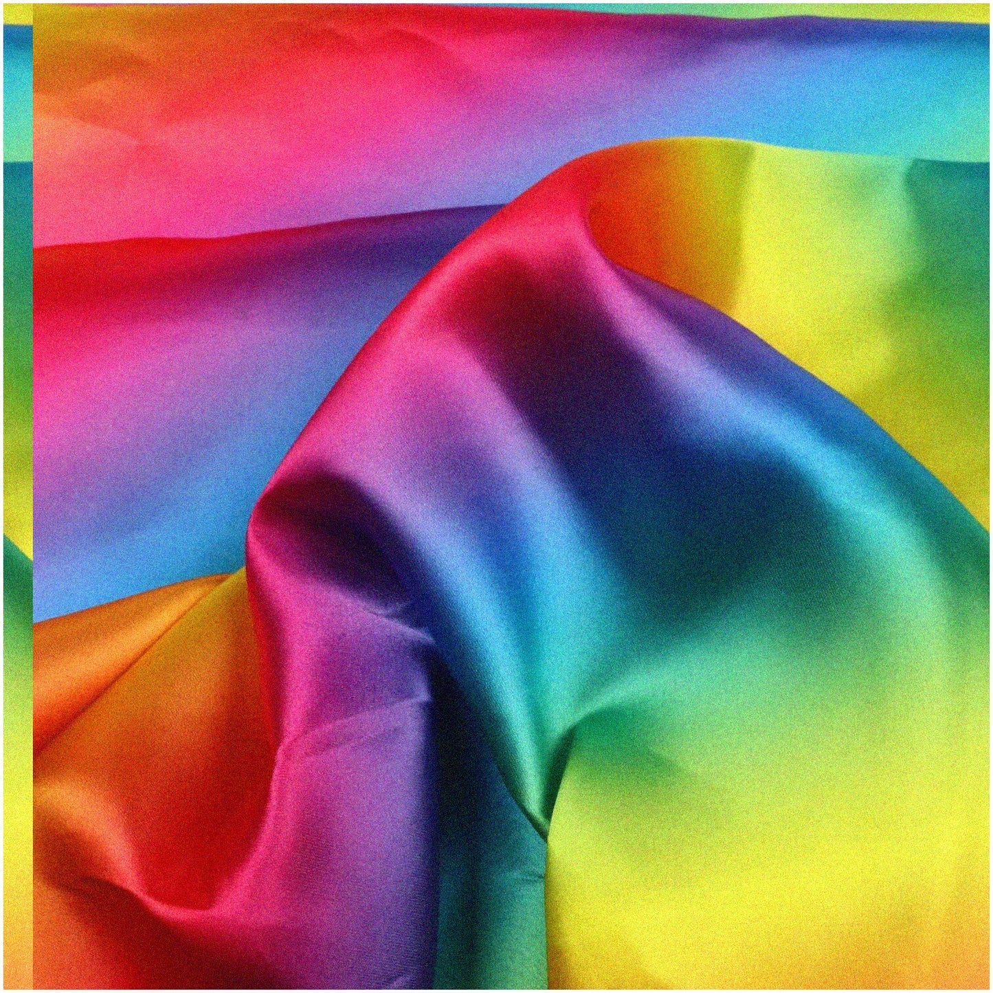 Rainbow Dreams Charmeuse Fabric 58" Wide 5 Yards