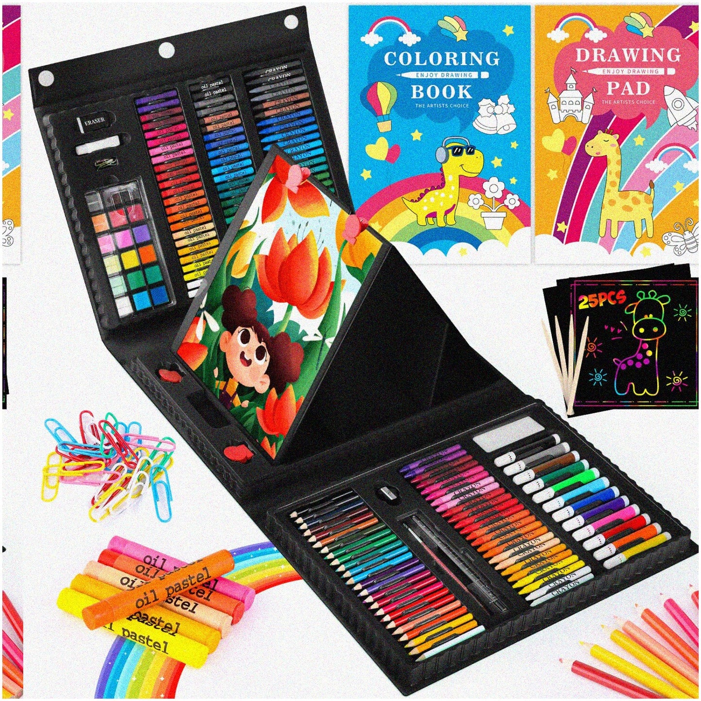 251-Piece Creative Art Kit for Kids & Teens