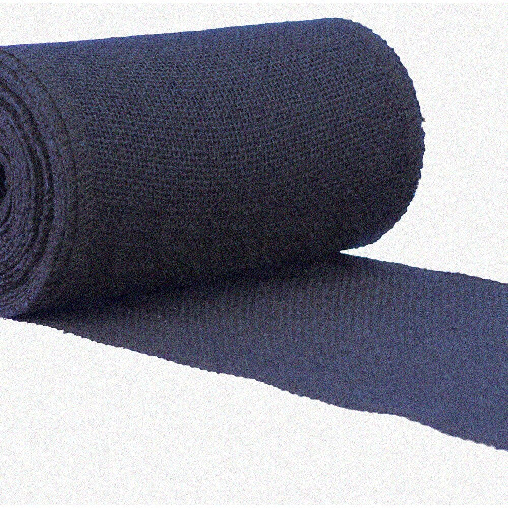 Nautical Charm 6" Navy Burlap Roll 10 Yards