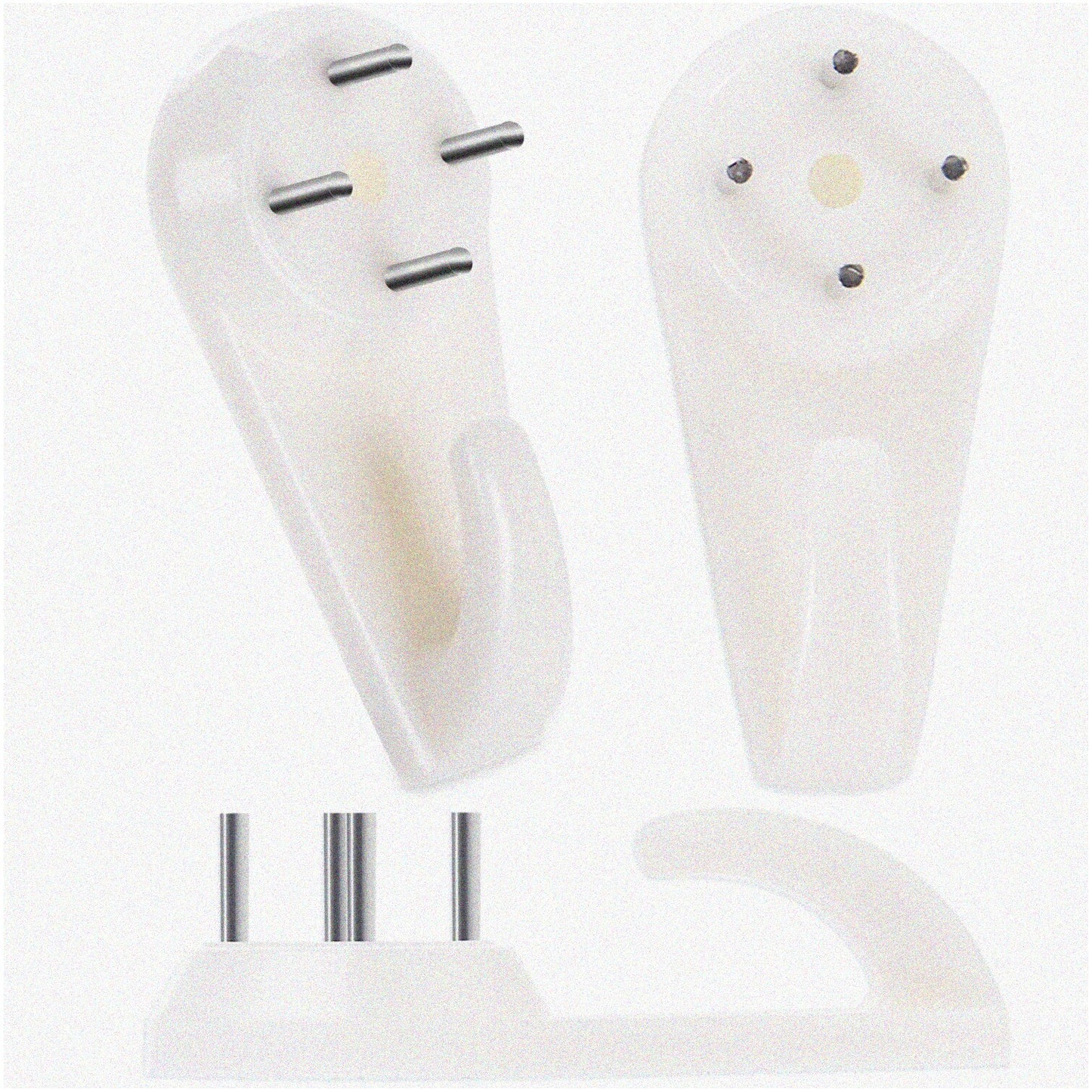 40 PCS Heavy Duty Wall Hooks for Concrete, Stucco, Hard Walls