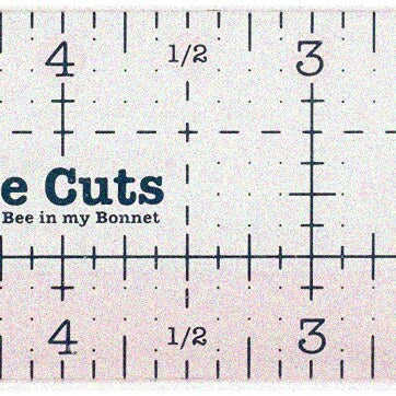 White Precision Ruler for Crafting Drawing 1.5x6.5 in