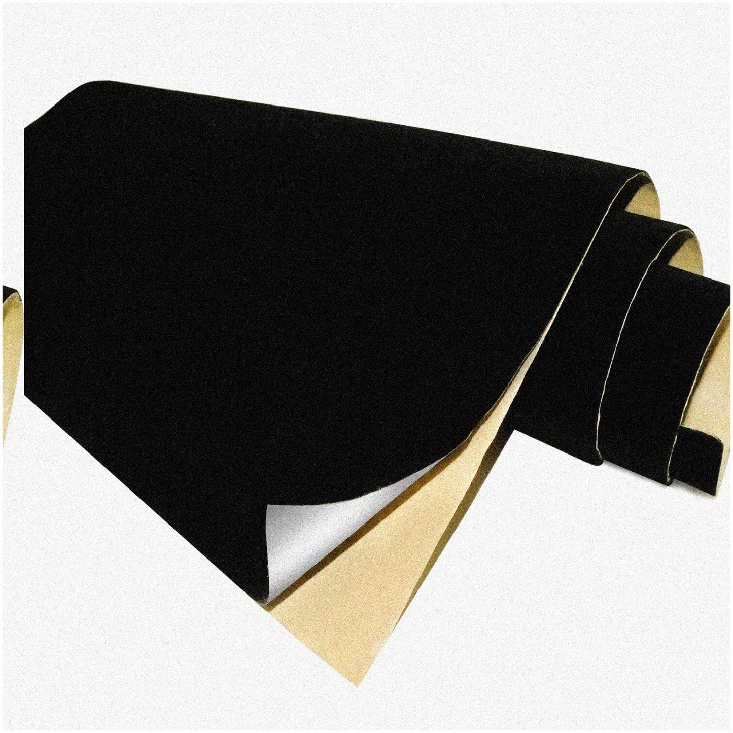 VelvetTouch Black Self Adhesive Felt Sheets 2PCS 17.3" x 39.3"