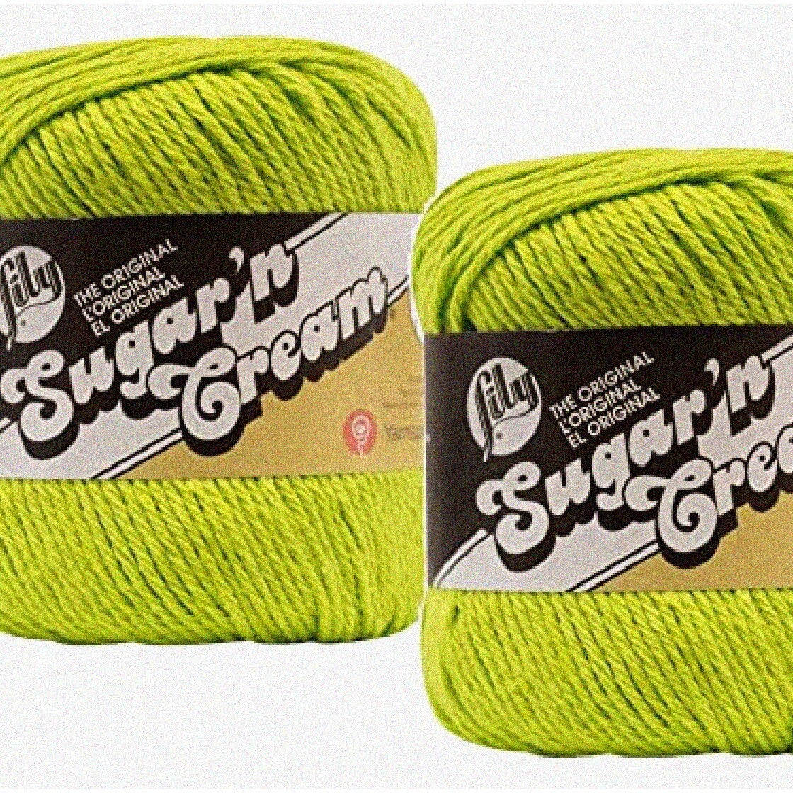 Hot Green Cotton Yarn 2-Pack 4 oz.