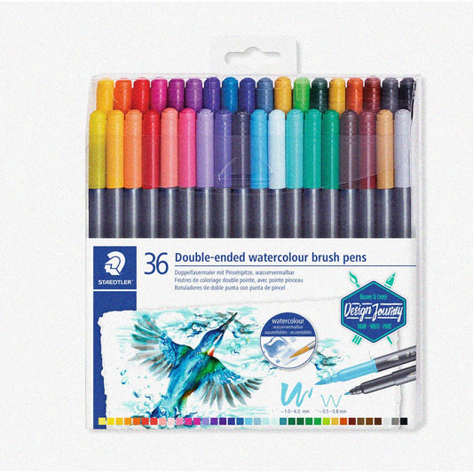 Double-Ended Watercolour Pen Pack of 1 in Multicolor