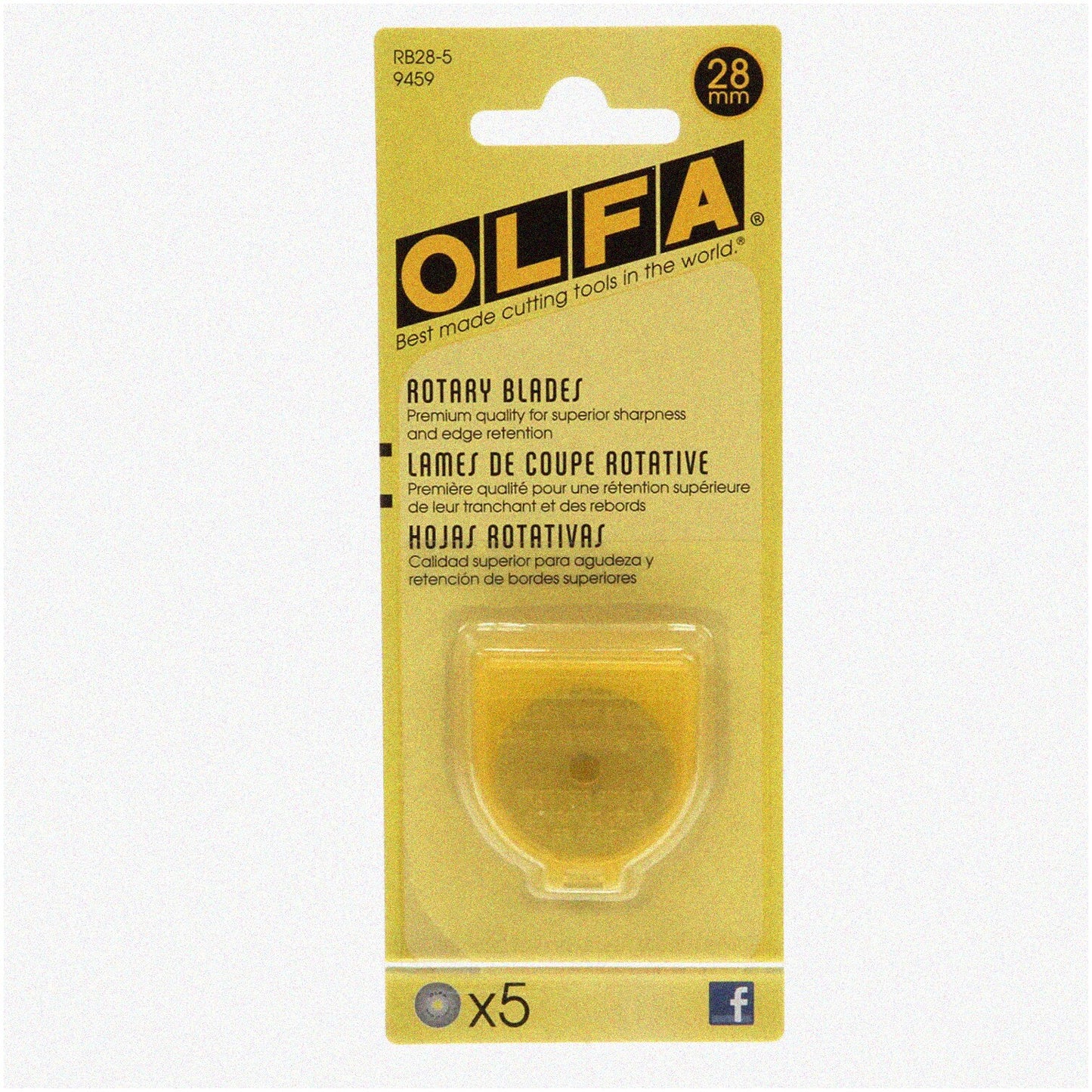 28mm Rotary Blade Refill Pack 5 Durable Sharp Long-lasting