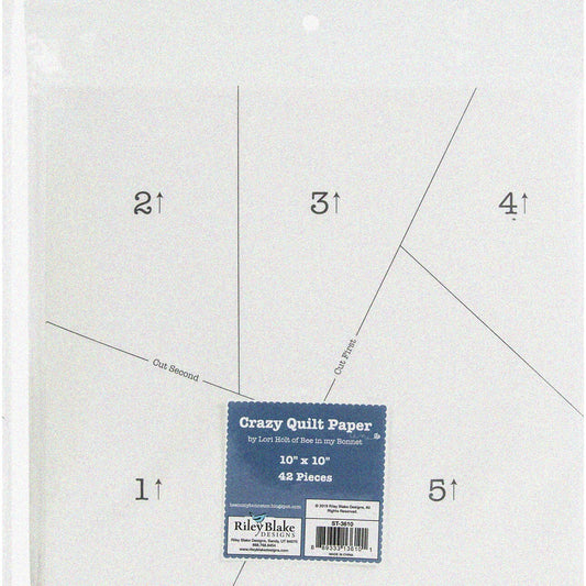 Buzzing Quilt Paper 10x10 White 42 Sheets