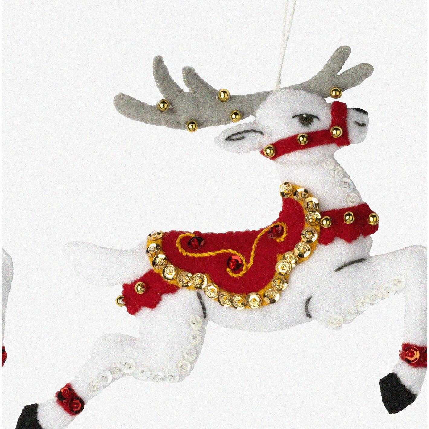 Reindeer Felt Ornament Kit 6-Piece Set
