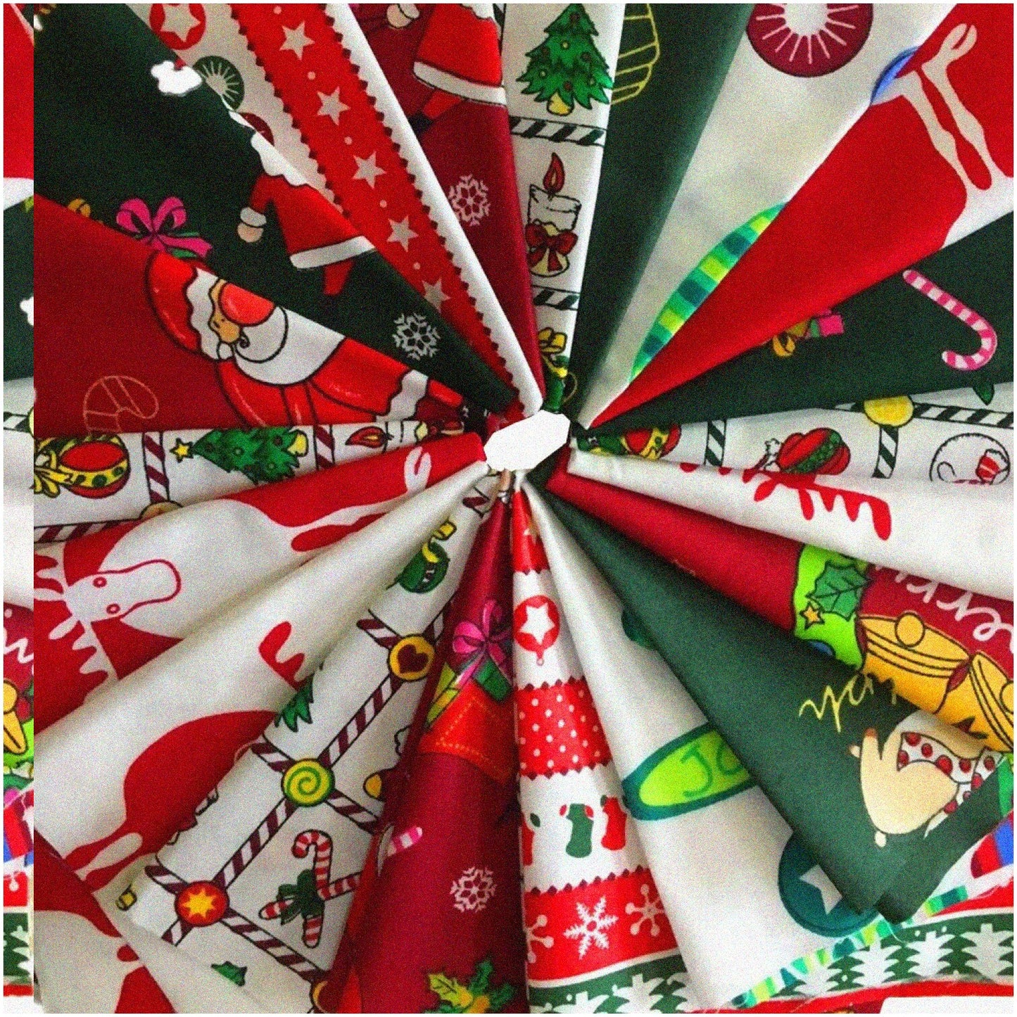 10-Piece Cotton Fabric Bundle for Sewing Projects