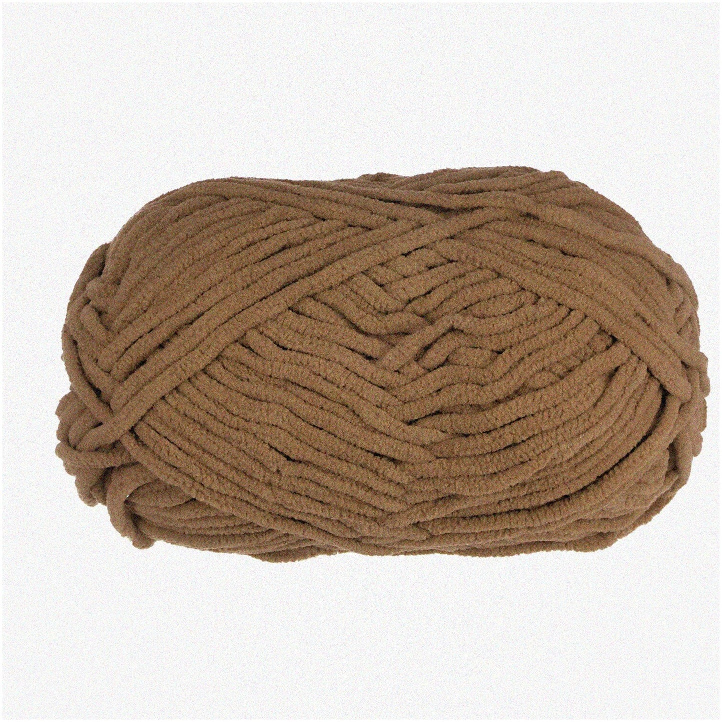 1 Skein Brown Super Bulky Polyester Yarn