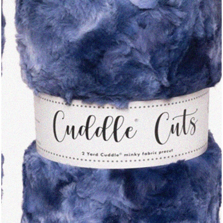 Starry Night Minky Luxe Sapphire Cuddle Cuts 2-Yard Fabric