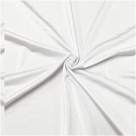 White Nylon Spandex Fabric 58/60" Wide 1 Yard