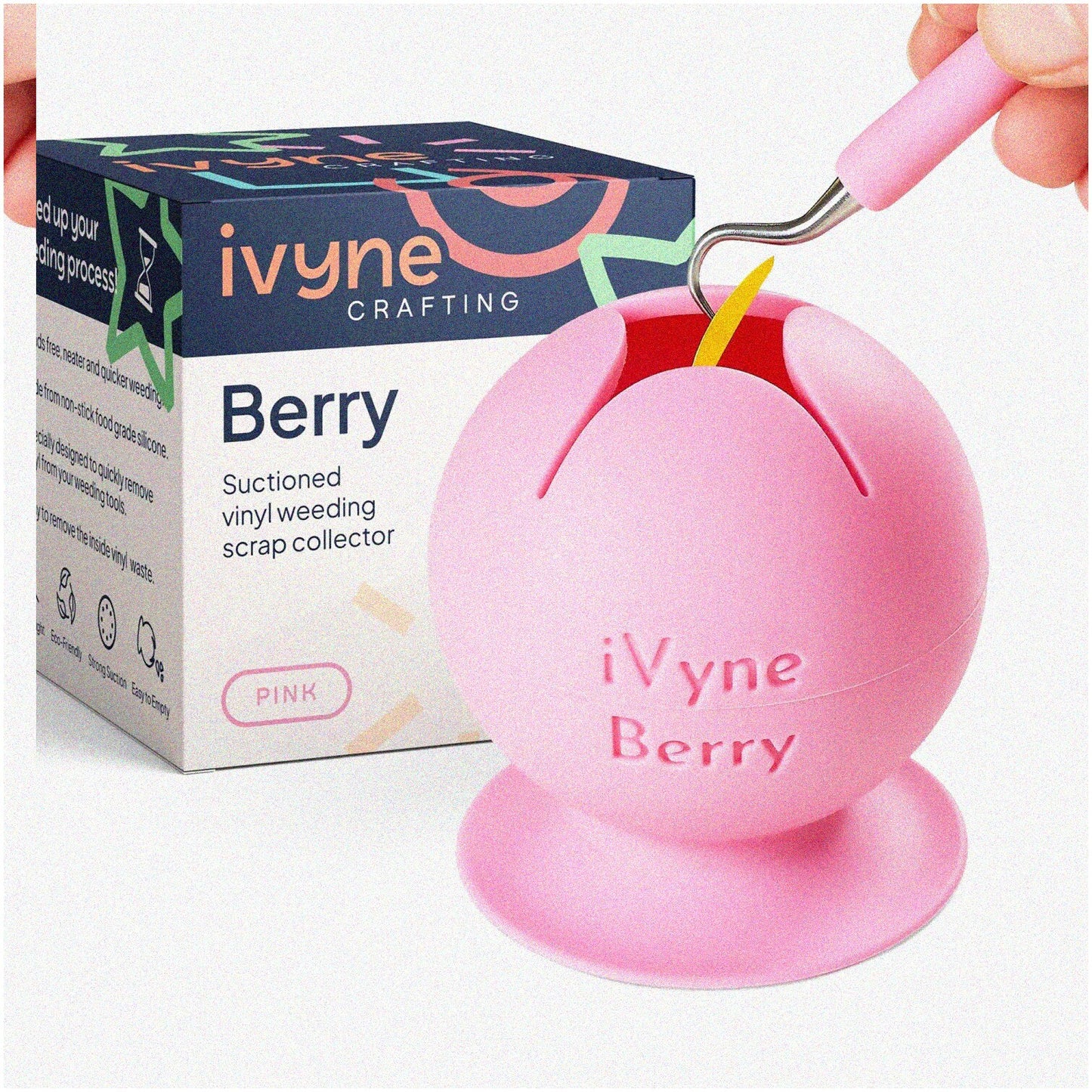 PinkBerry Vinyl Scrap Suction Holder