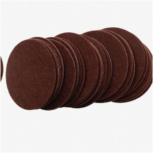 Brown Felt Circles 30 Pack for Crafts