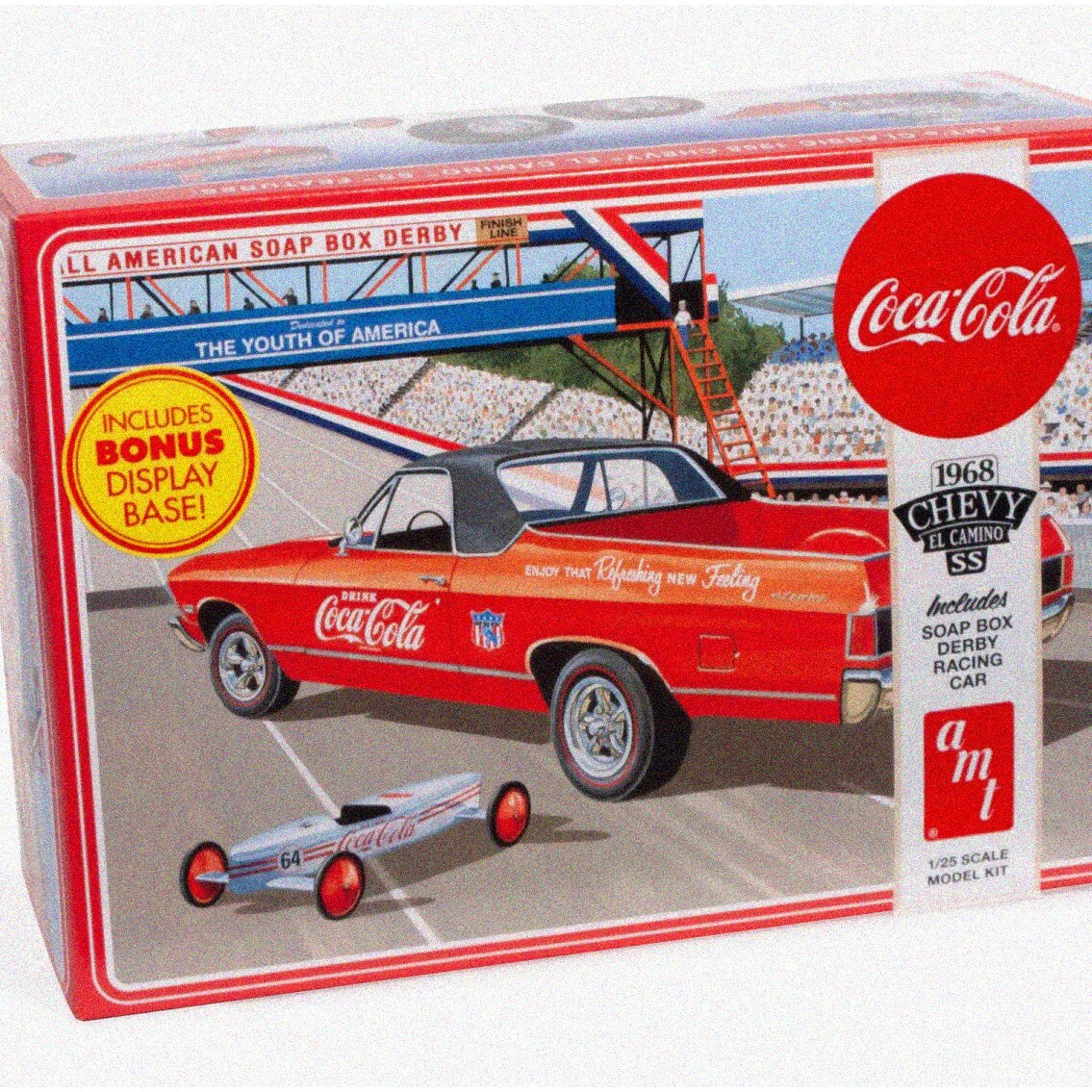 1968 Chevy El Camino SS 1:25 Model Kit with Coca-Cola Decals
