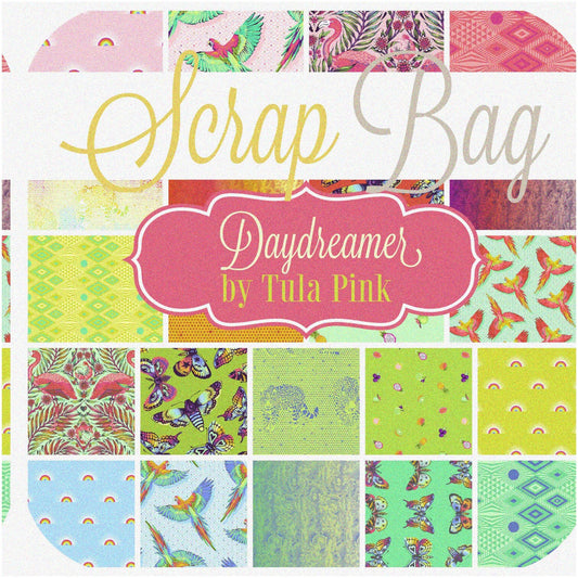2 Yards Cotton Quilt Fabric Scrap Bag