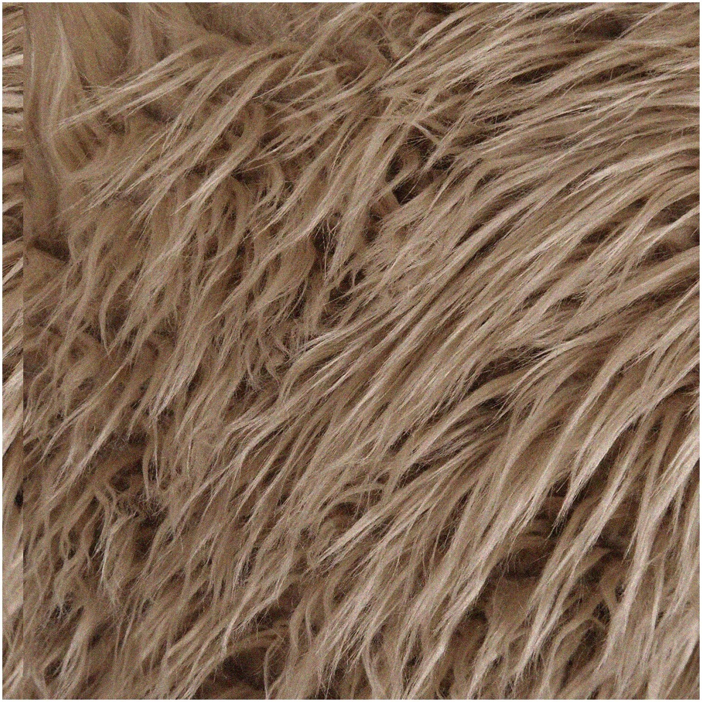 FurFusion 2.5 Shaggy Fabric Beige 2 Yards