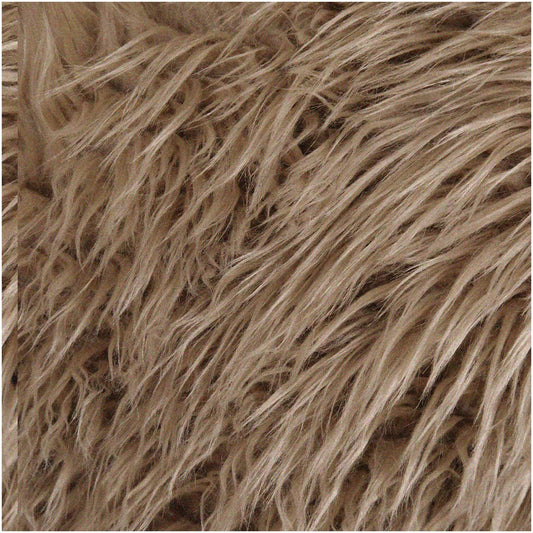 FurFusion 2.5 Shaggy Fabric Beige 2 Yards