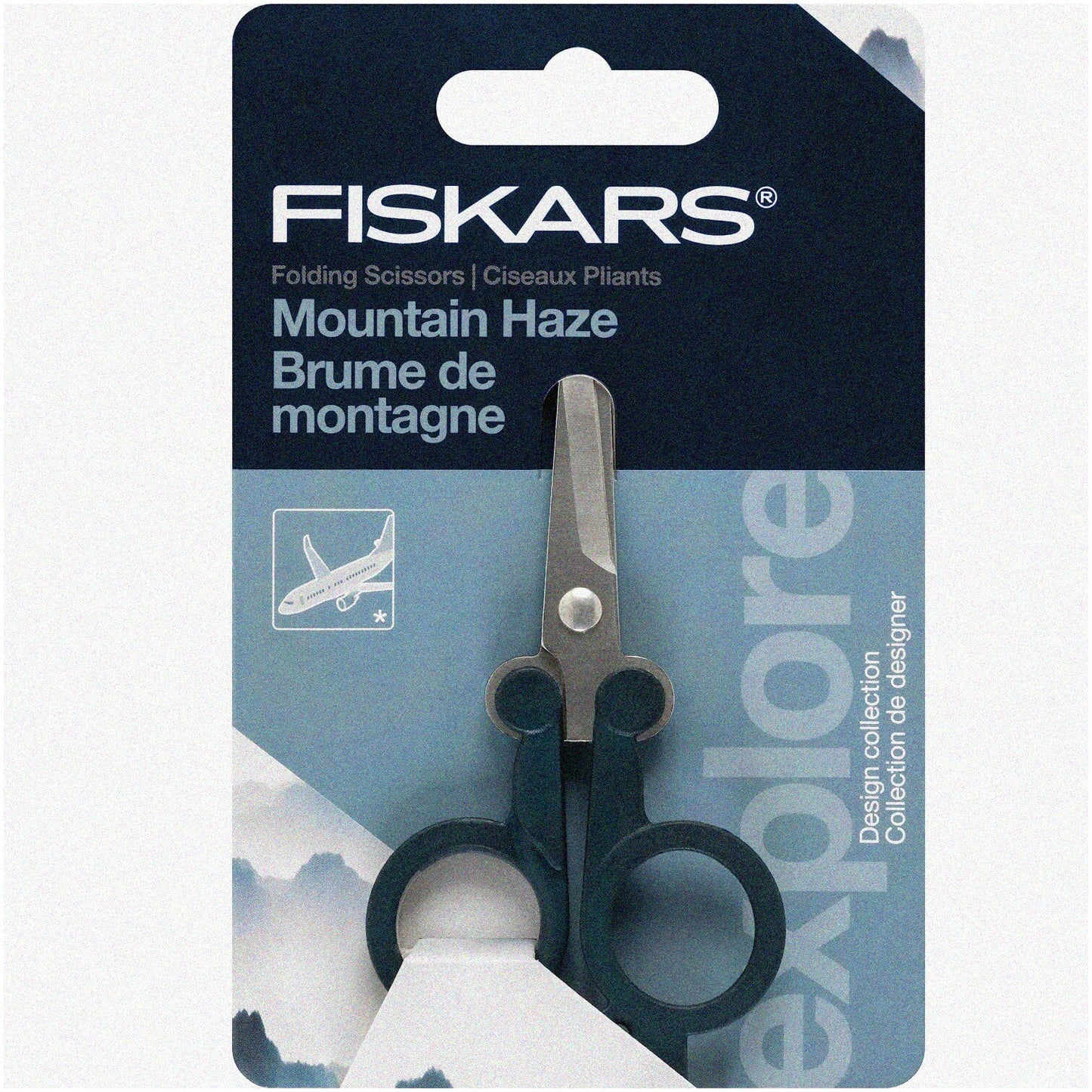 Mountain Haze Fold 'n' Cut Scissors, Stainless Steel, Compact