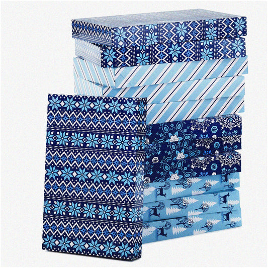 Snowy Blue Shirt Gift Box Set 12 Pack