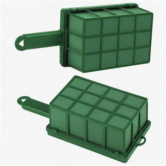 2-Piece Floral Foam Cage Set 11.8 x 4.9 x 3.1 Inches
