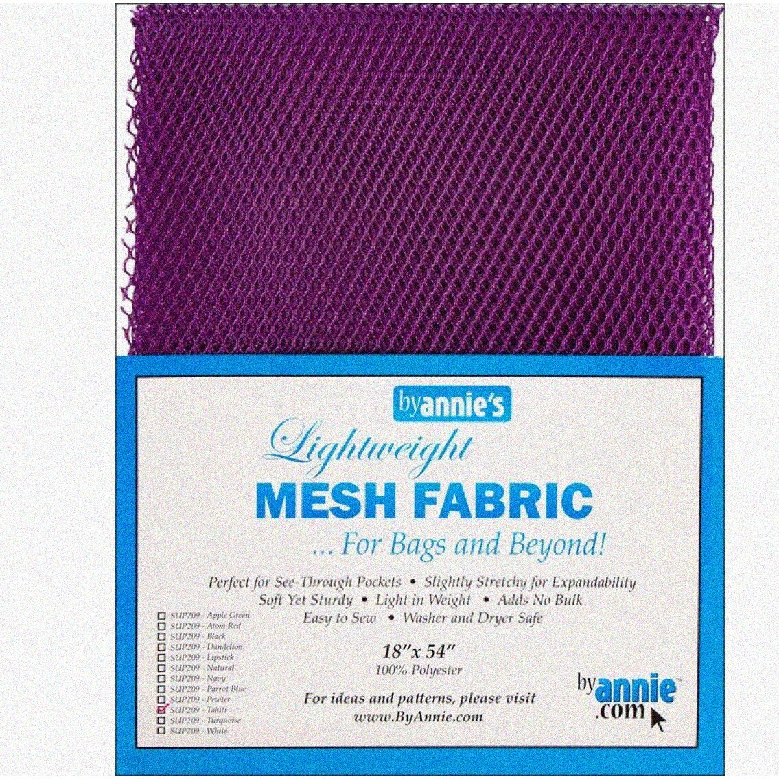 Mesh Fabric 18x54 Lightweight Tahiti-Inspired