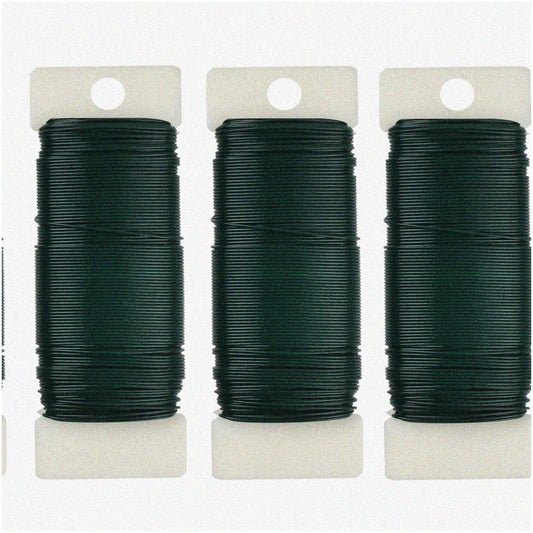 Green floral wire 118 yards 22-gauge
