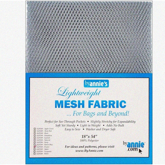 Pewter Mesh Fabric 18x54 Inches