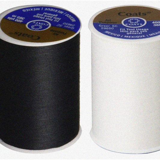 Monochrome Duo Thread Set 2-Pack Black and White