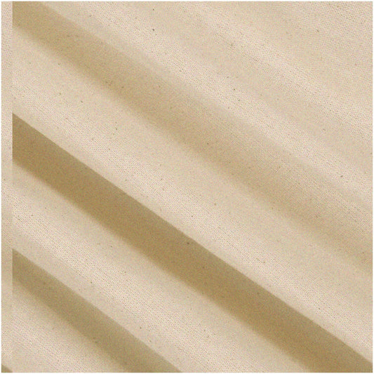 Unbleached Cotton Muslin Fabric 62" Wide 5 Yards