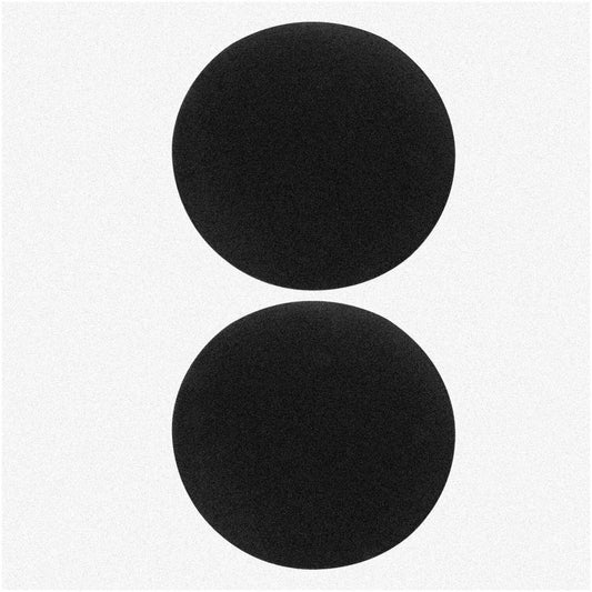 2Pcs Black Sinamay and Wool Felt Hat Bases