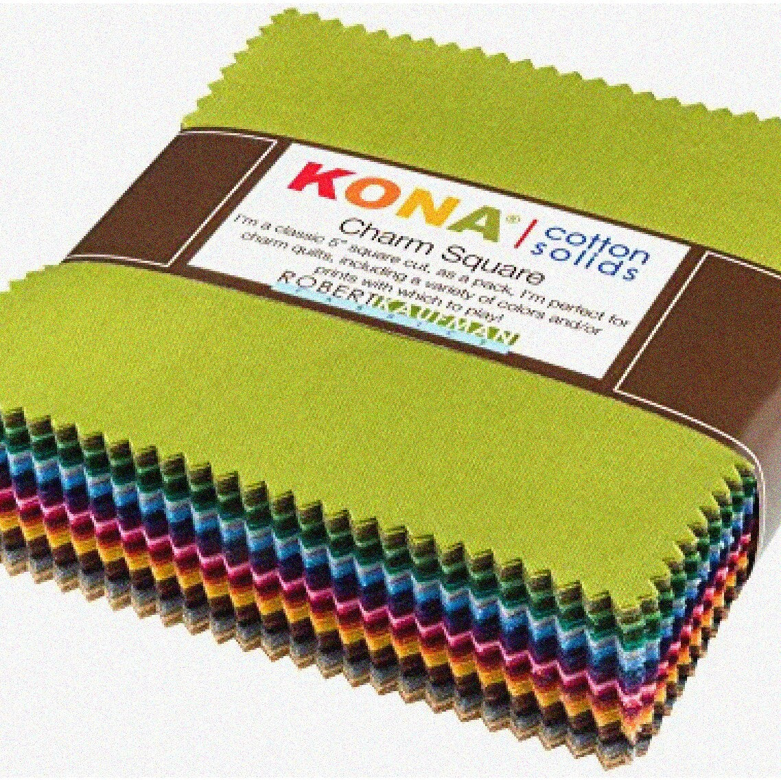 Kona Cotton Dusty 101 Palette Charm Squares 5" Pack