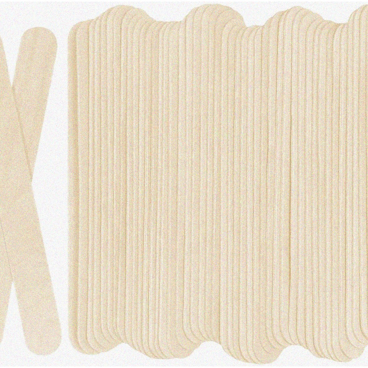 100 Wooden Treat Sticks 6"x3/4" for Crafts and Projects