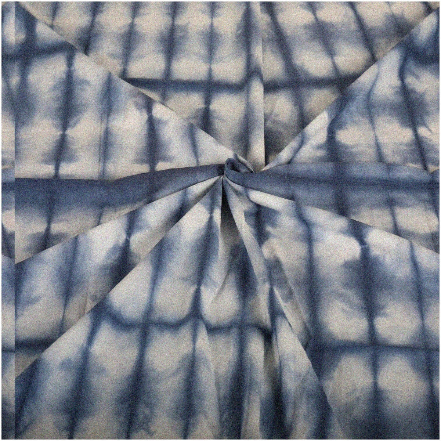 Indigo Bliss Handcrafted Shibori Cotton Fabric
