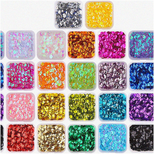 9800-Piece Colorful Embroidery Sequin Set for DIY Crafts