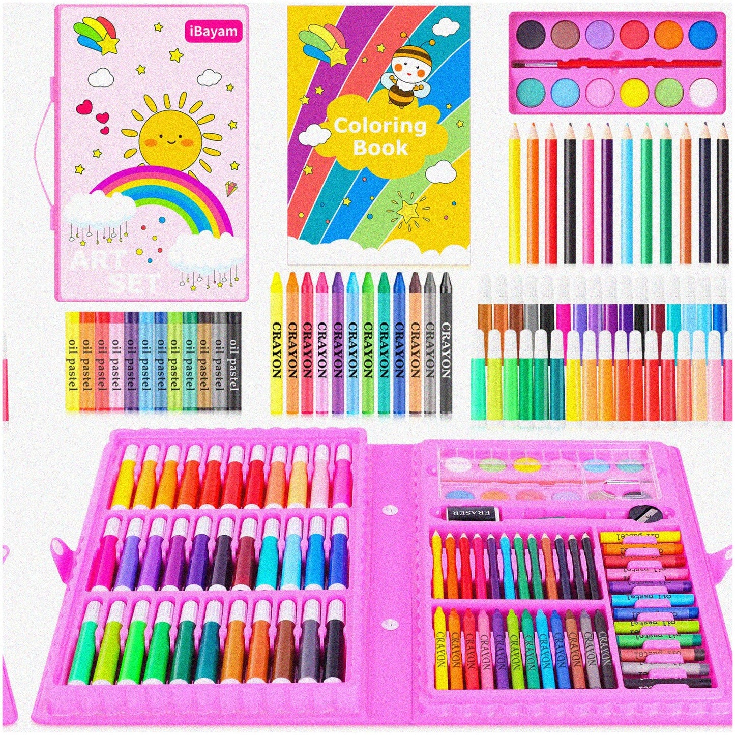 139-Piece Artistic Masterpiece Drawing Kit for Kids