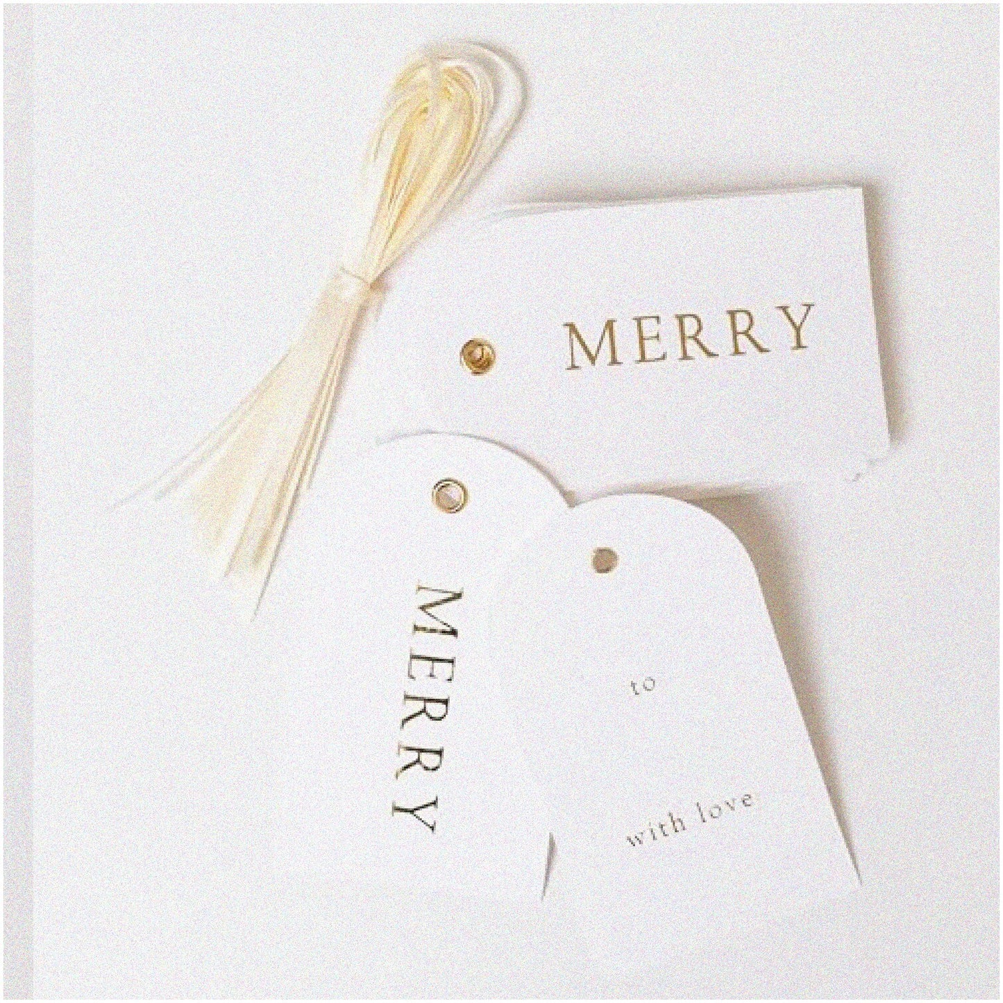 Love Notes Letterpress Gift Tags Set of 25
