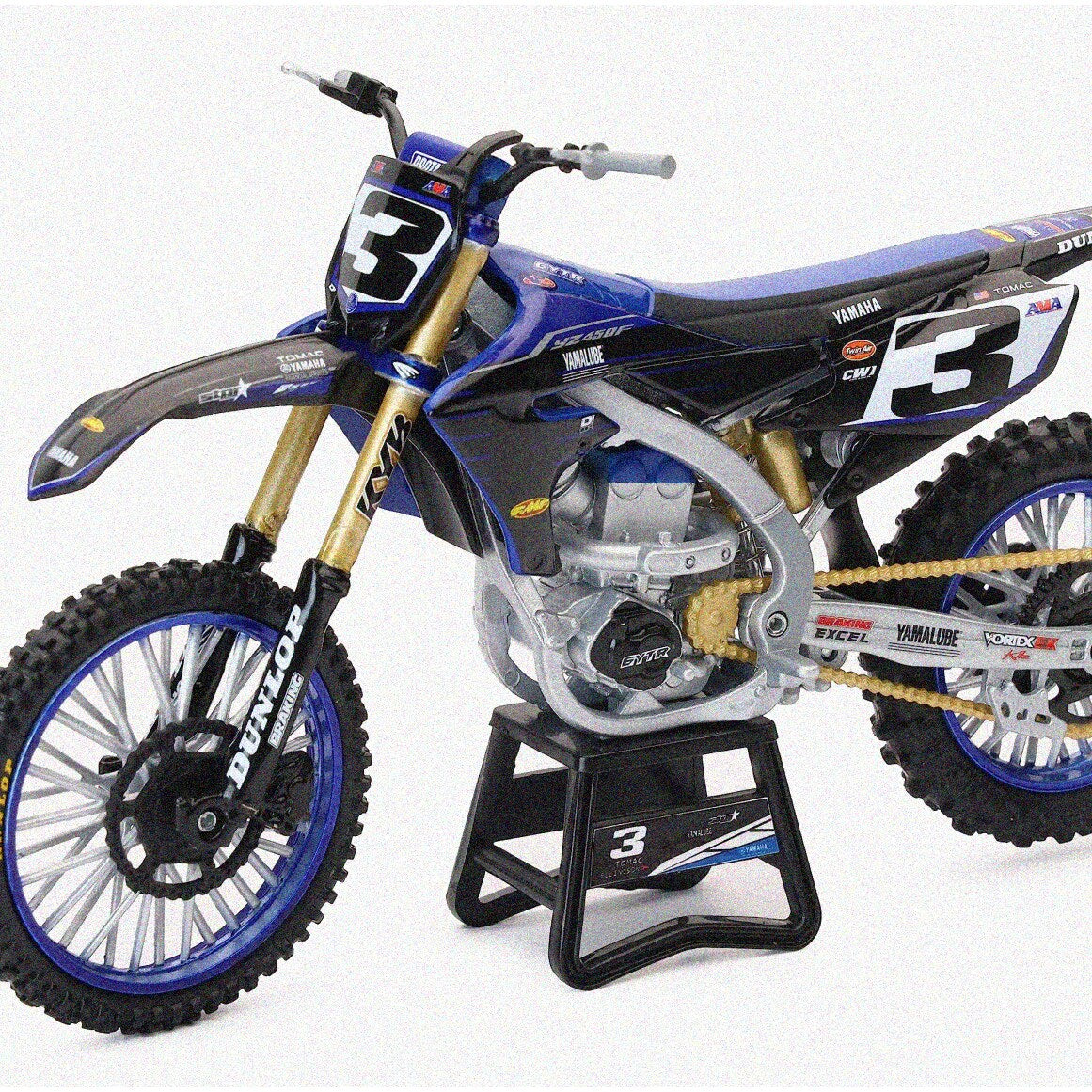 Yamaha YZ450F Miniature Dirt Bike 1:12 Scale