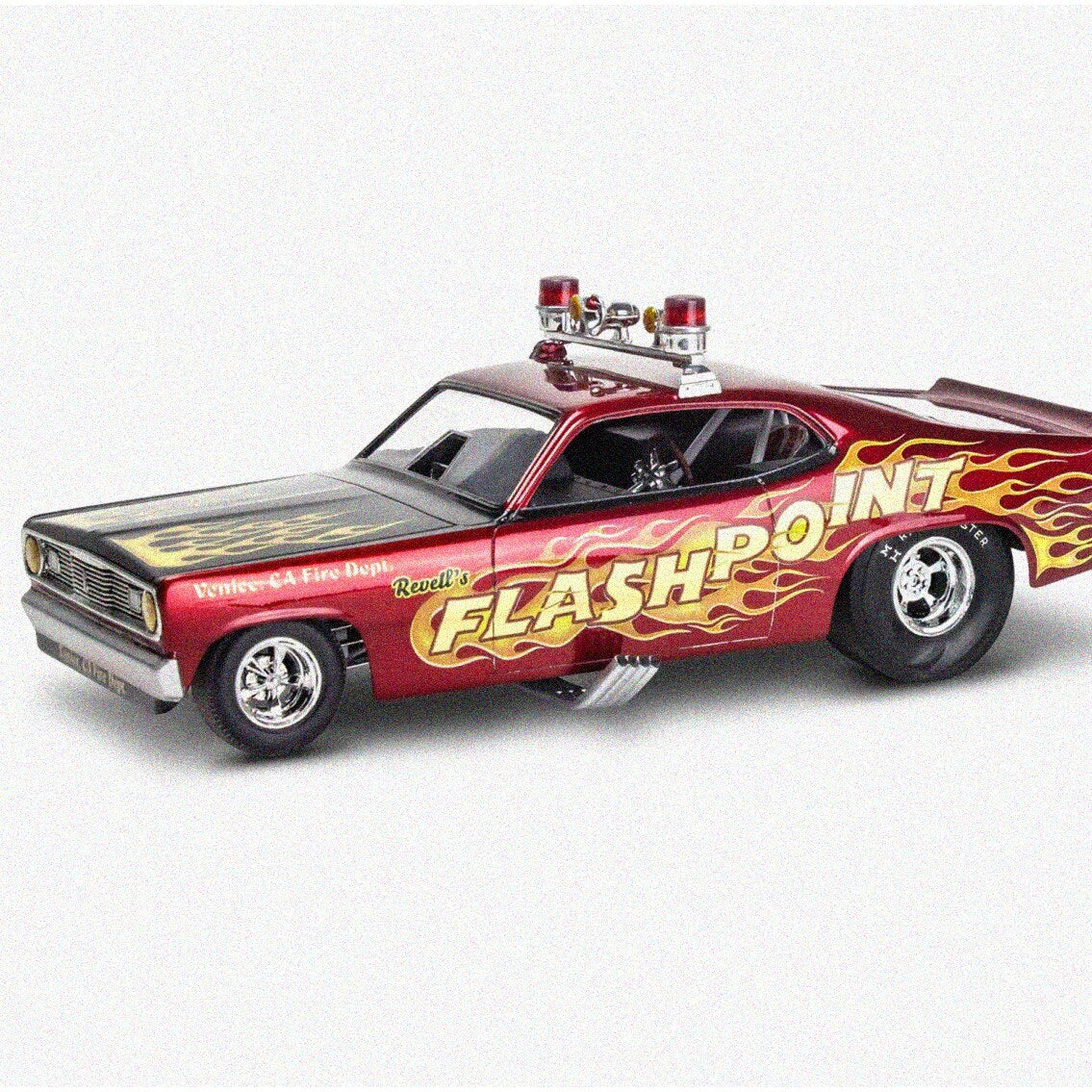 White Lightning 70 Plymouth Duster Funny Car Model Kit 1:24 Scale