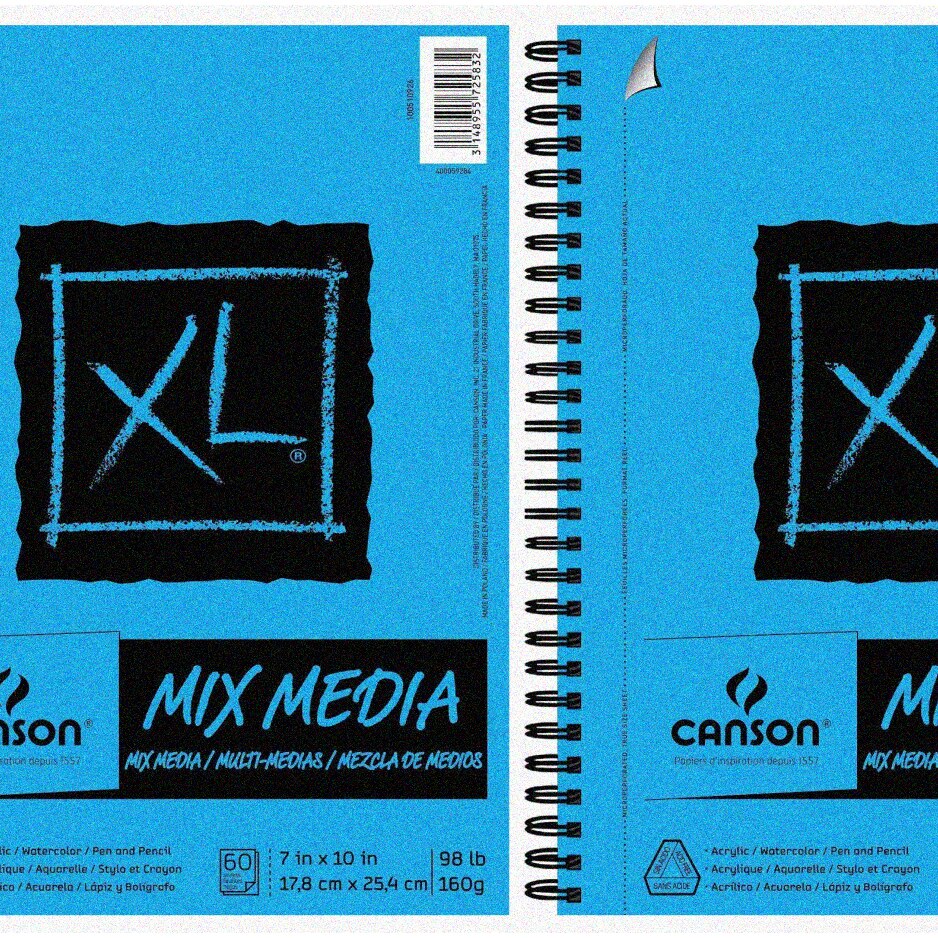 ArtisticBlend XL Mix Media Paper Pad 7x10 60 Sheets 2 Pack