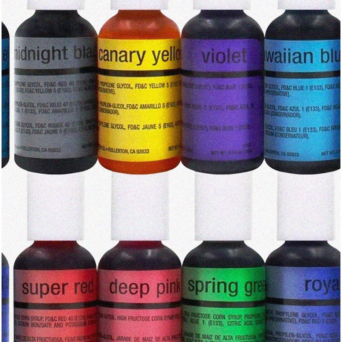 8-Pack True-To-Shade Food Coloring Set