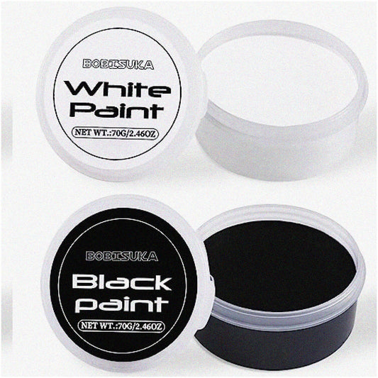 Monochrome Face and Body Paint Kit Black White 140g