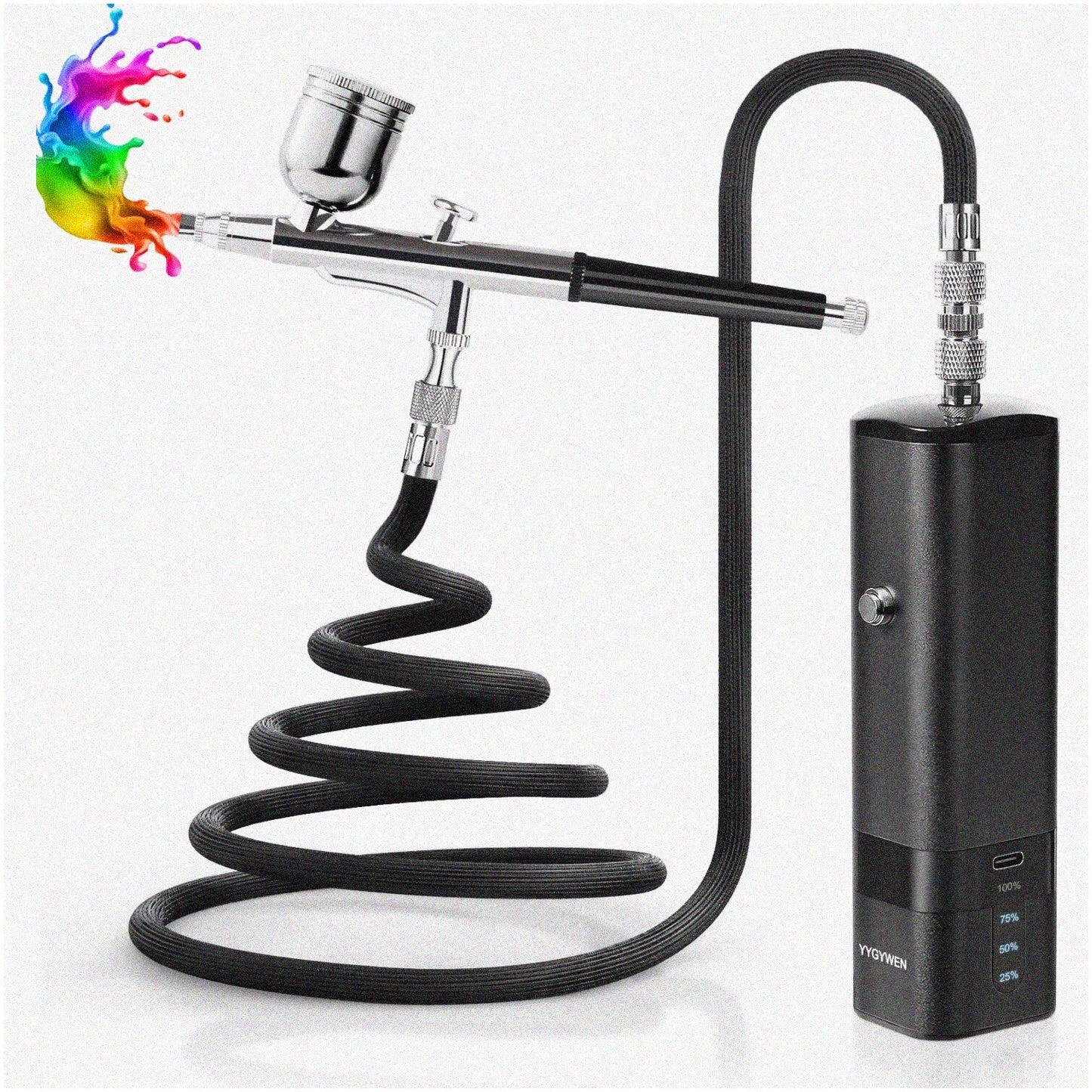 AirPro Mini Cordless Airbrush Kit Portable 32PSI