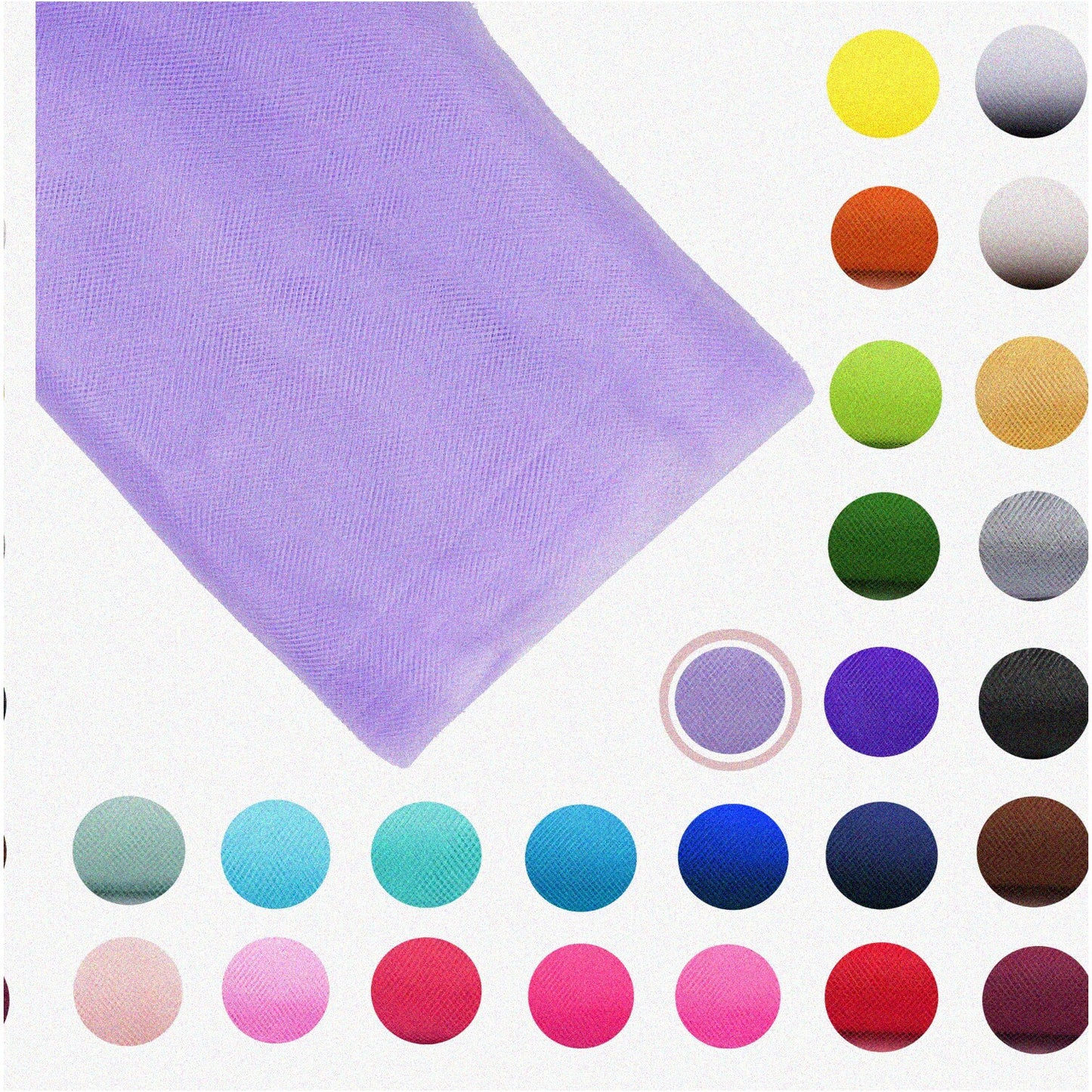 Lavender Tulle Fabric Bolt 54" x 40 Yards