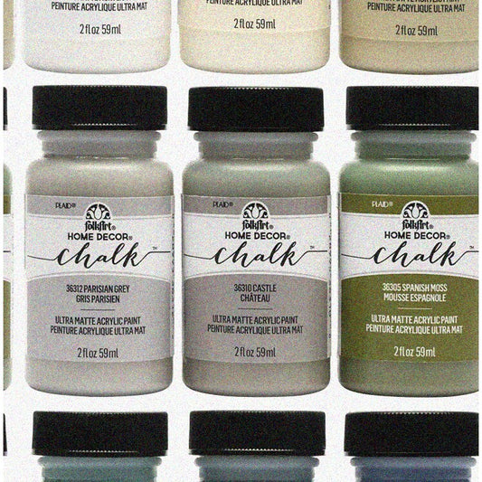 ChalkArtistry No-Prep Ultra Matte Acrylic Paint Set 2oz 9 Colors