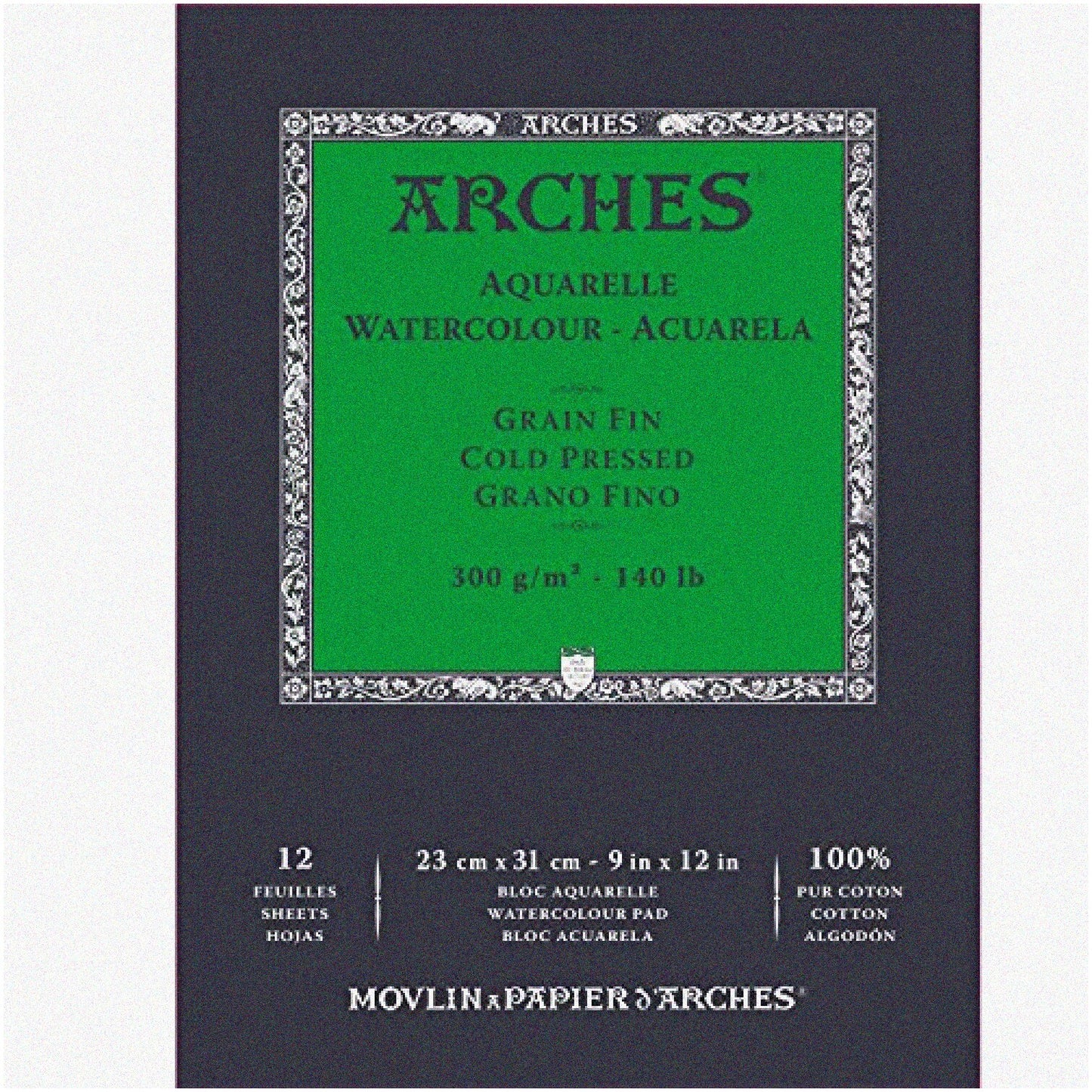 Cold Press Watercolor Pad 9x12 Inches 12 Sheets