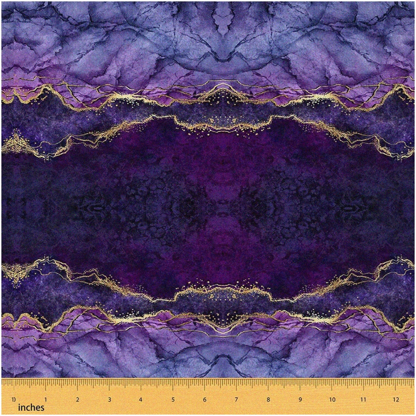 MarbleLux Purple Yardage Fabric 36x59 inches