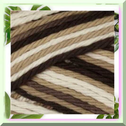 ChocoBlend Cotton Yarn Ombre 100% Natural